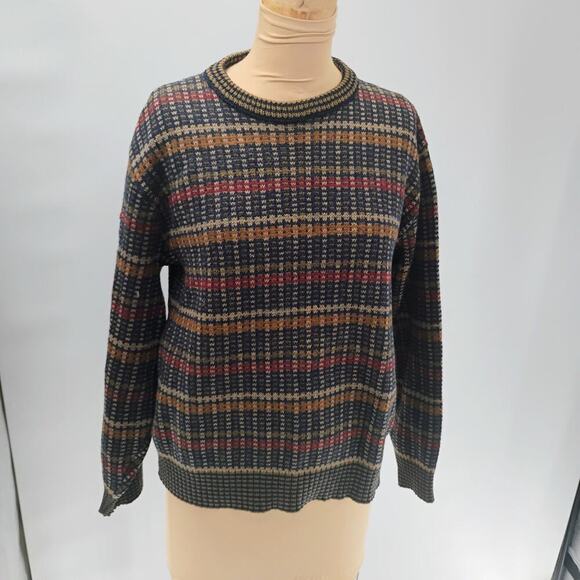 Vintage vintage Pendleton Coogi Style Cosby virgin wool Grandpa Sweater unisex M - Picture 1 of 13
